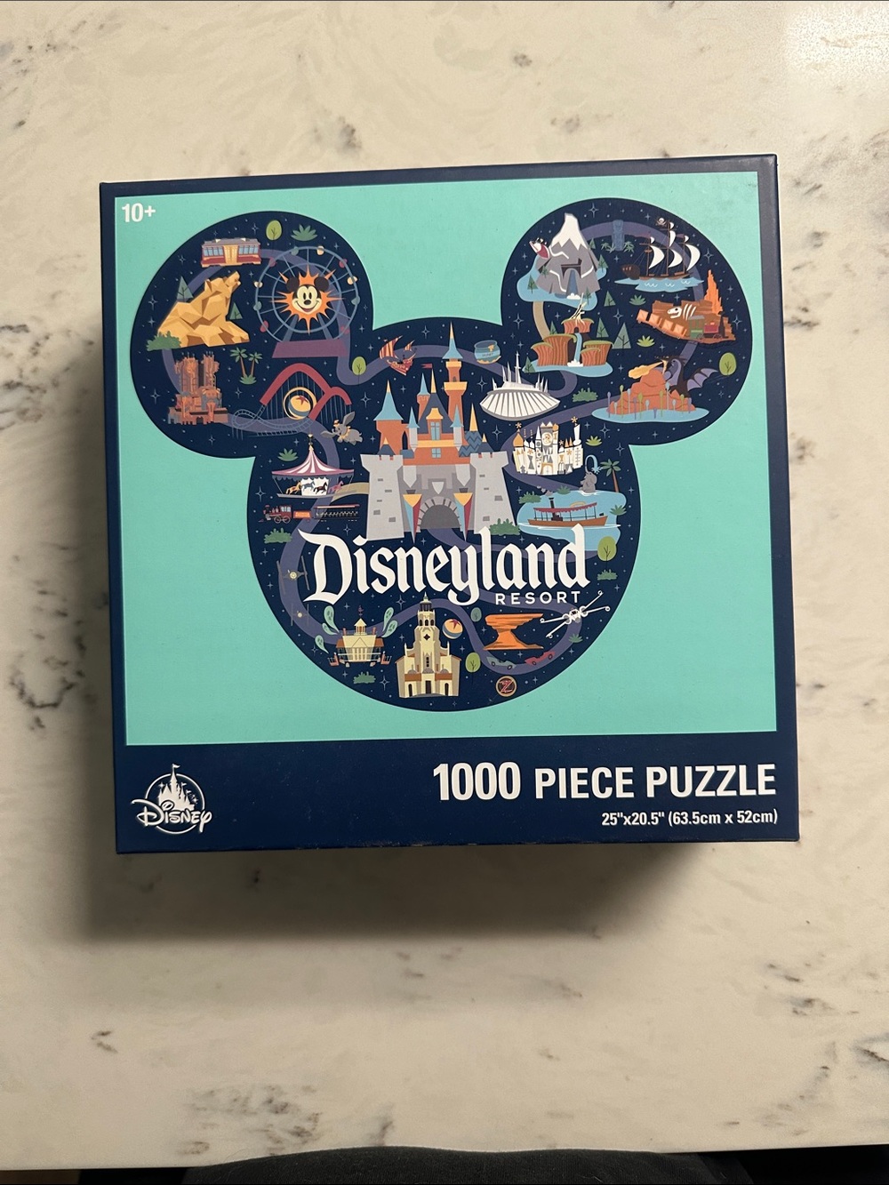 Disney 1000-Piece Puzzle - Teal & Navy Illustration